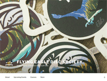Tablet Screenshot of flyingeagledisc.com